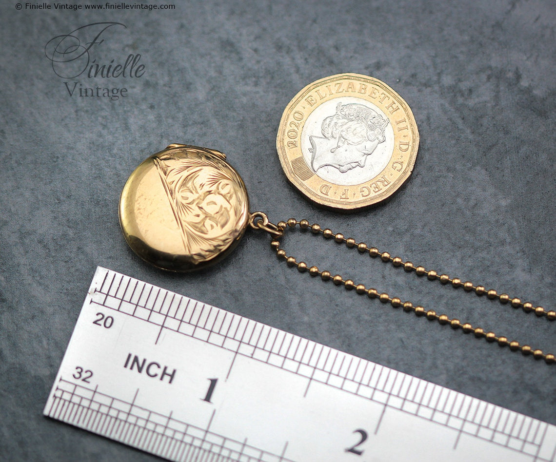 2 Vintage Victorian Style buy Gold Plated Pendants