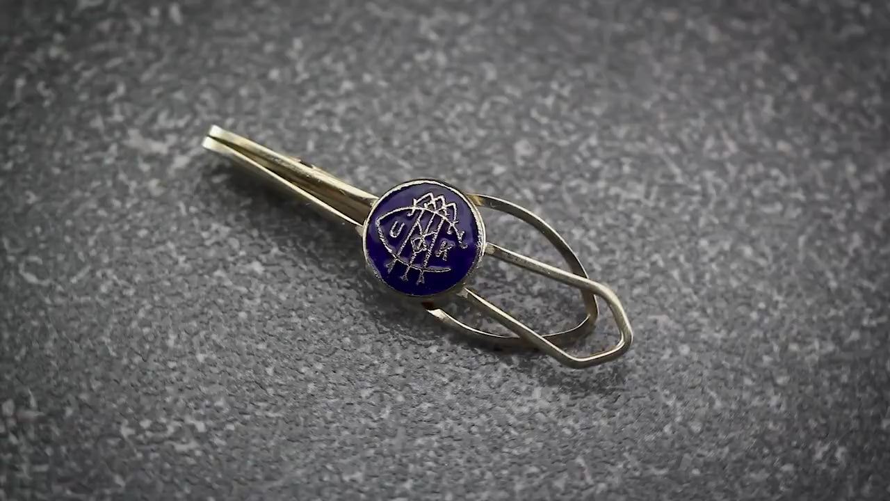 Vintage 1970s UKCTA Masonic Commercial Travellers Association Tie Clip, Lambournes Birmingham Ltd, Collectible Vintage Jewelry Jewellery